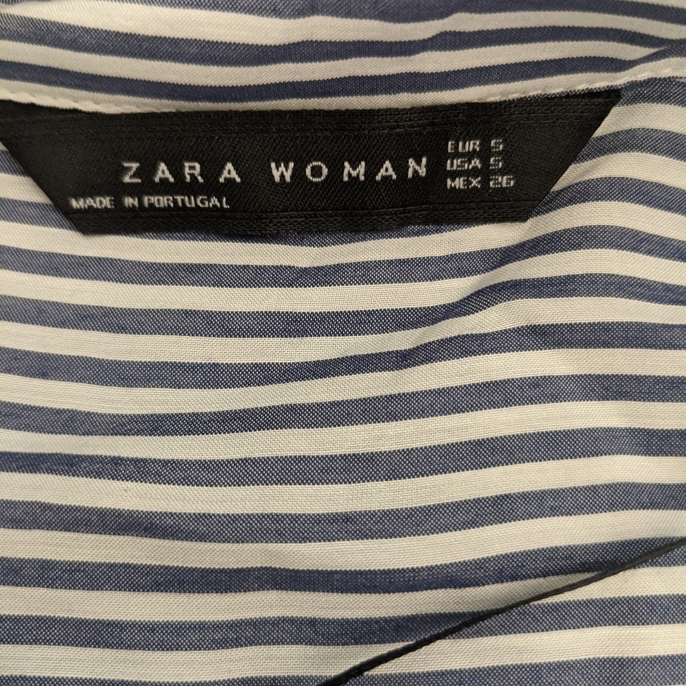 Striped button up blouse - Picture 2 of 2